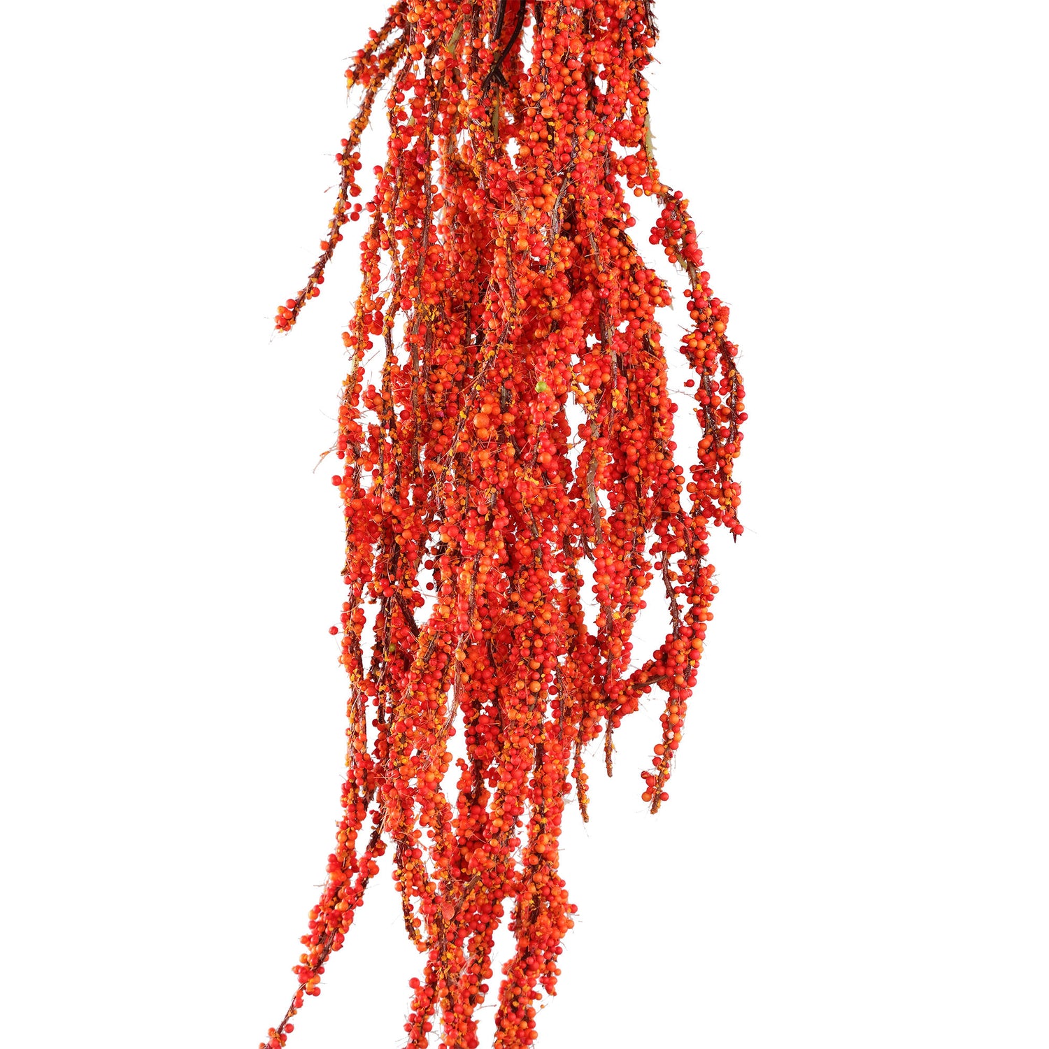 Twig Plant Orange Amaranthus Hanging Spray