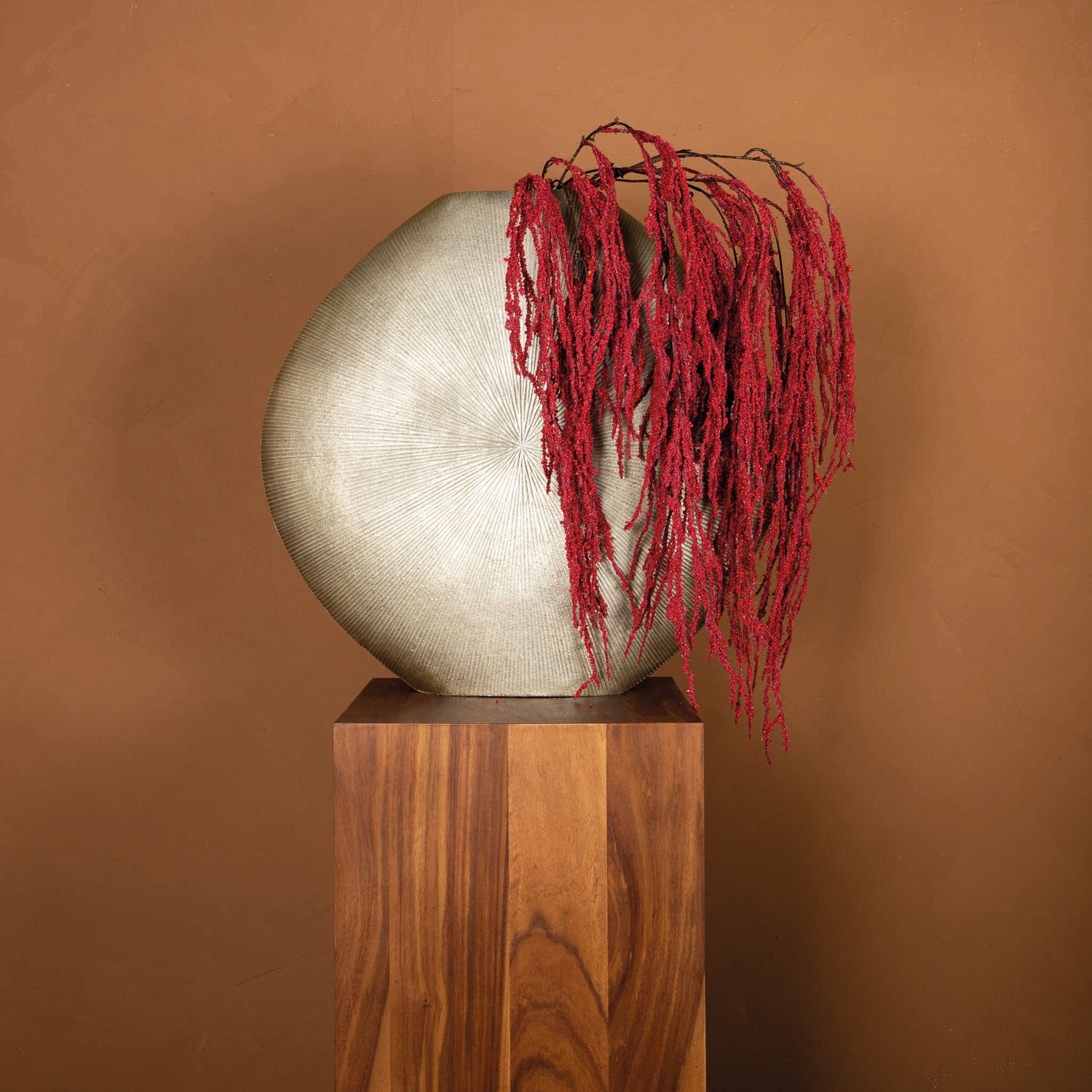 Twig Plant Dark Pink Amaranthus Hanging Spray