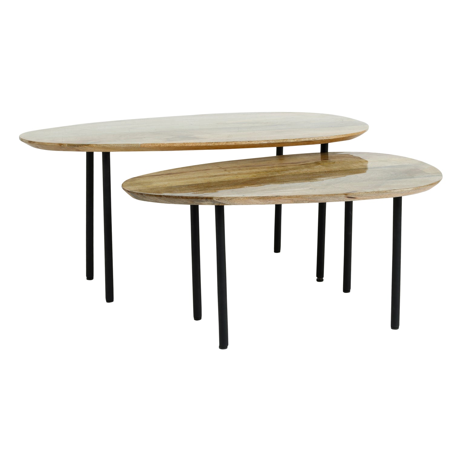 Oxil Green Wood Side Table Eggs Hape Top SV2