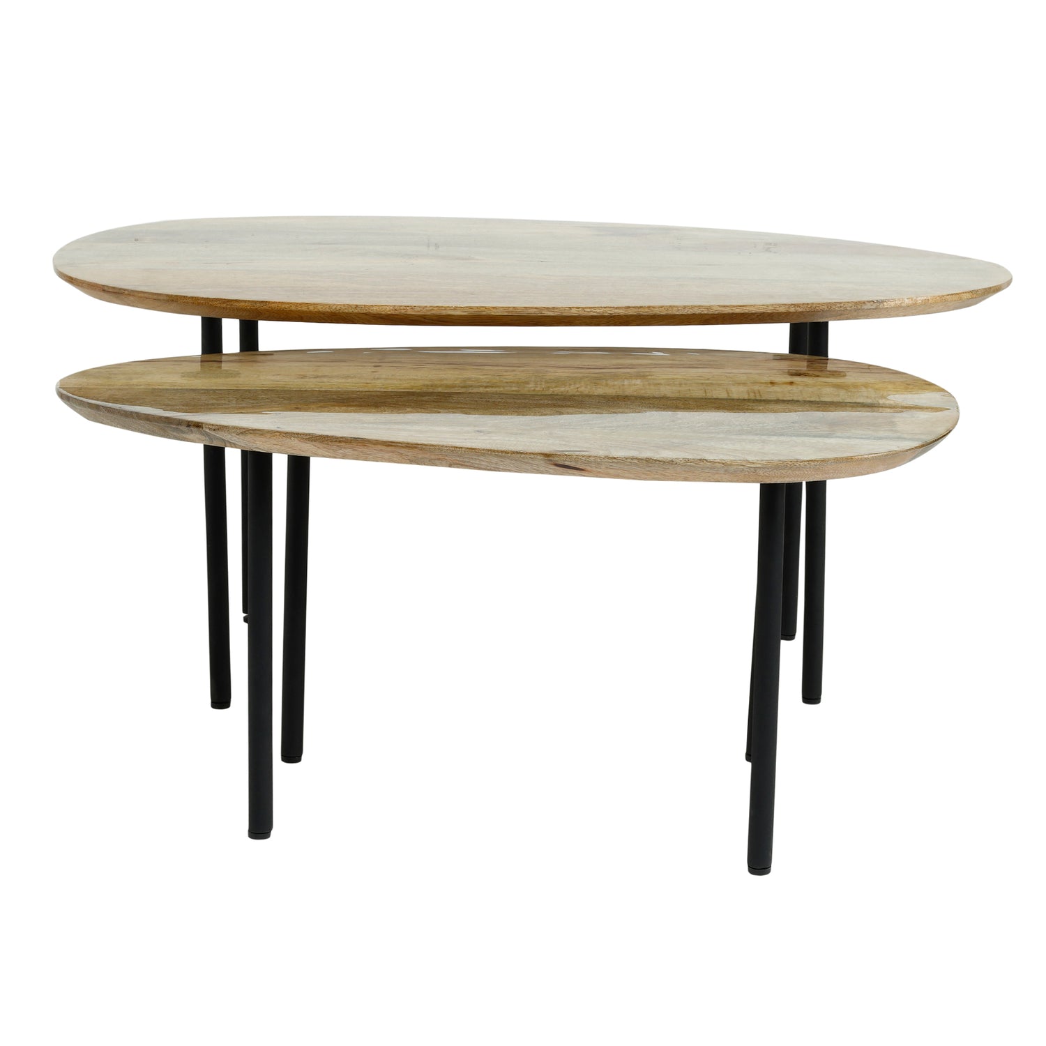 Oxil Green Wood Side Table Eggs Hape Top SV2