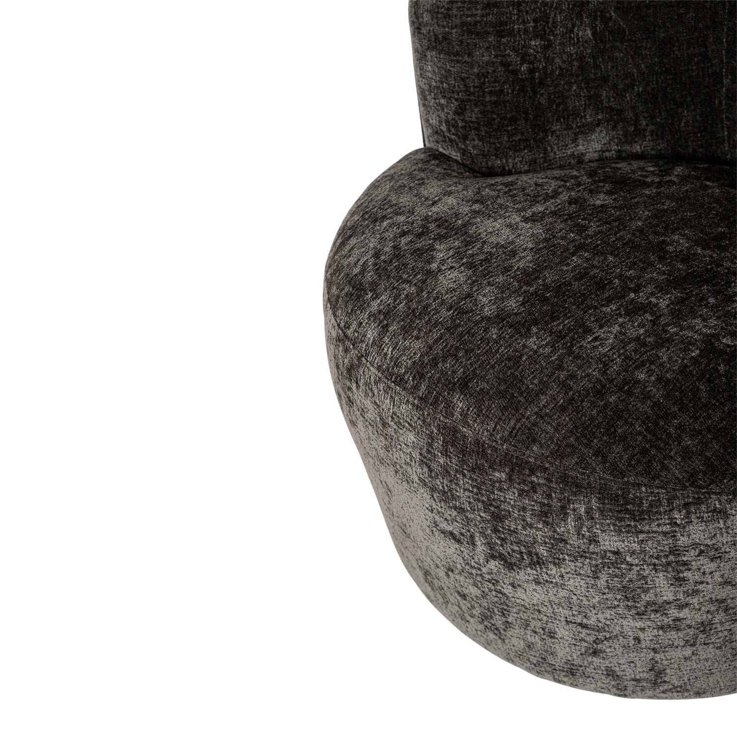 Grasa Anthracite Fiore Fabric Fauteuil