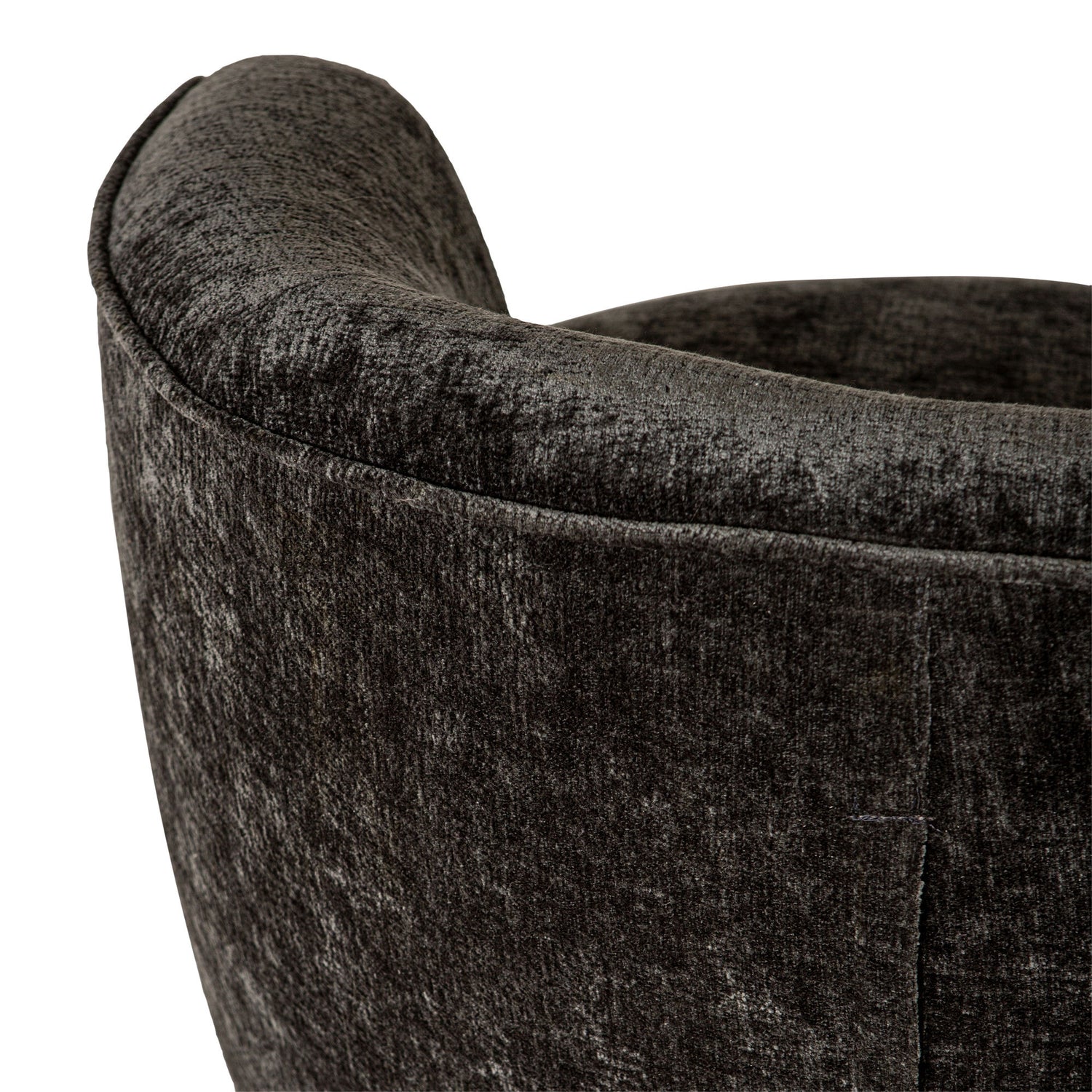 Grasa Anthracite Fiore Fabric Fauteuil