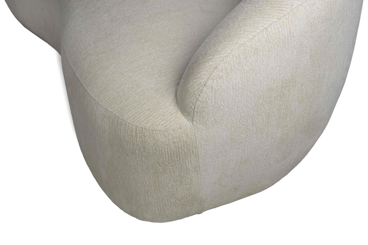 Bohne Cream Nanci Fabric 3 Seater Sofa