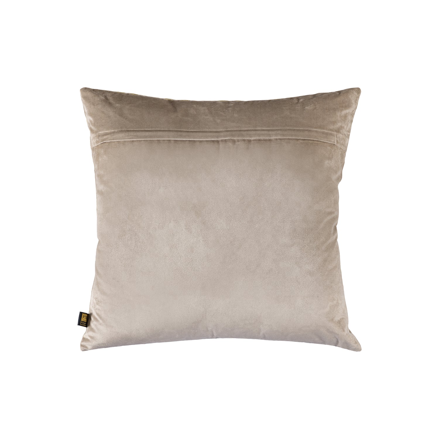 Lizze Beige Velvet Cushion Embroidery Square L