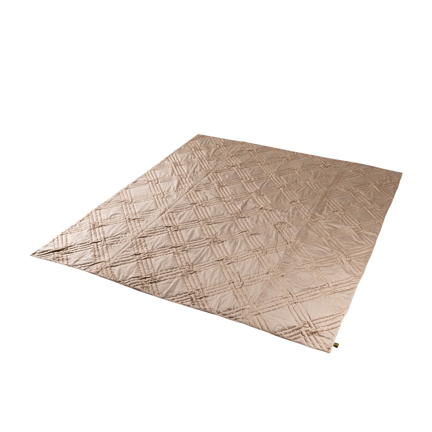 Cerine Brown Velvet Bedspread Embroidery Pattern