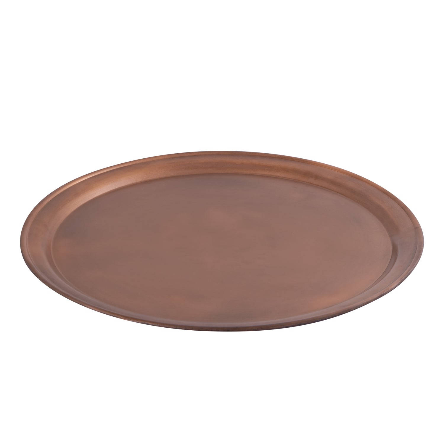 Aspyn Copper Iron Round Bowl With Border XL