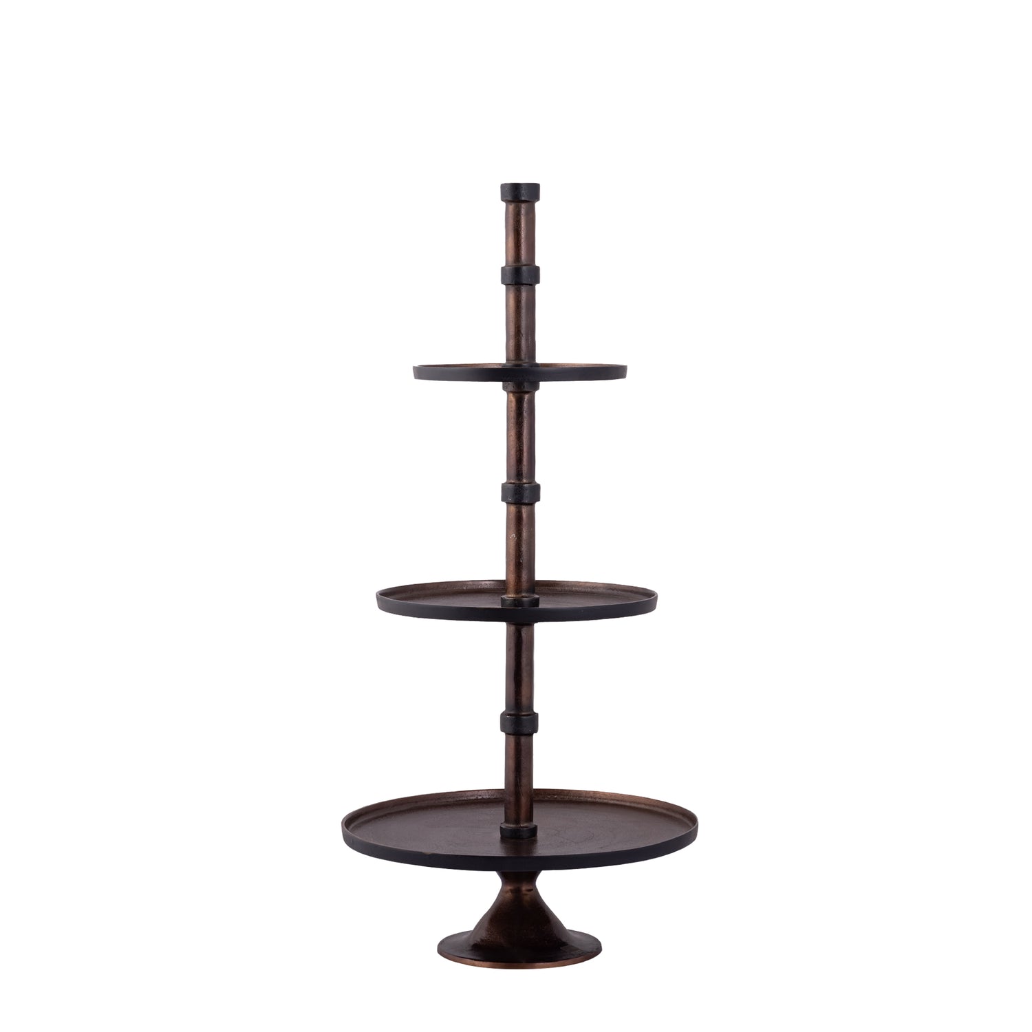 Glinda Copper Alu Etagere Round S
