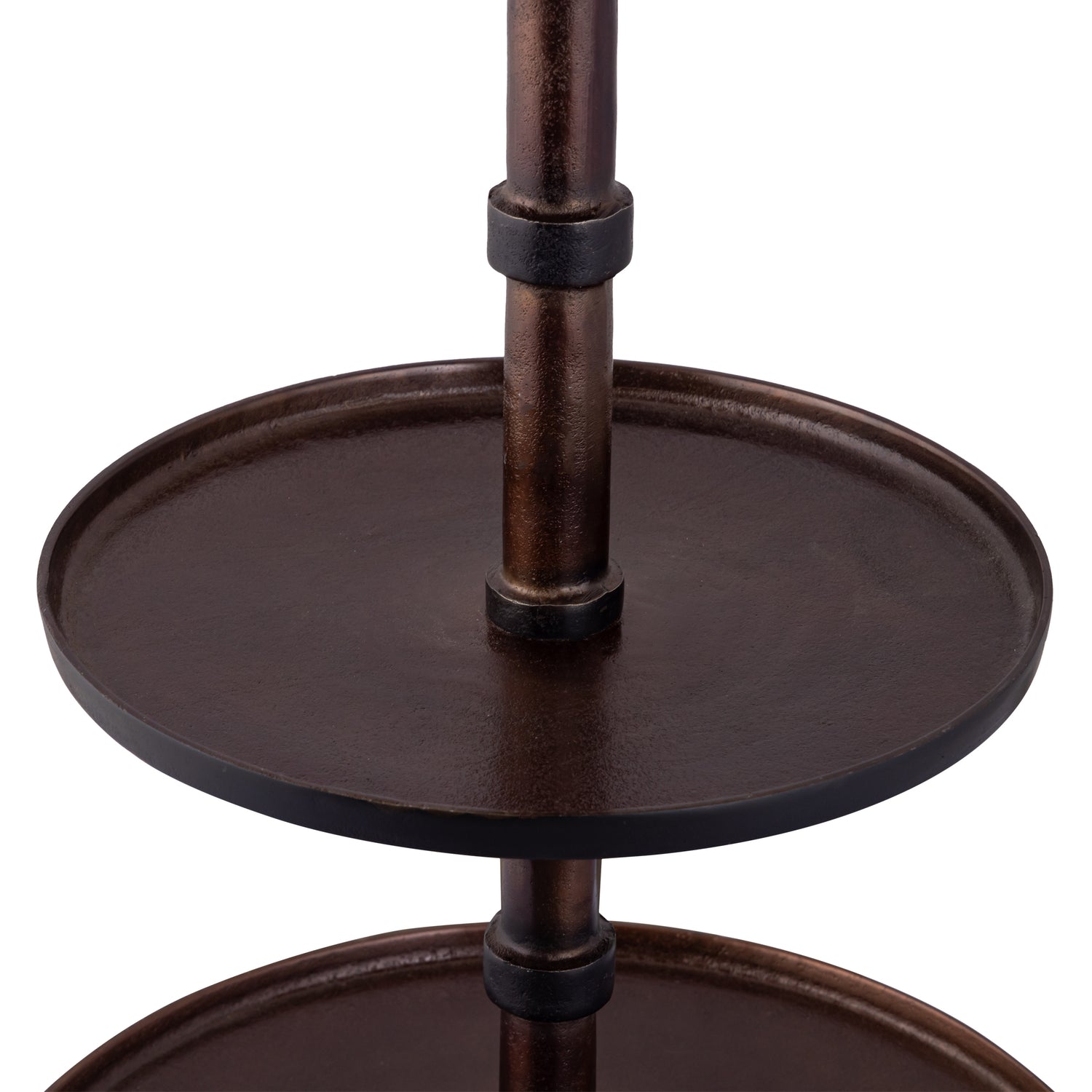 Glinda Copper Alu Etagere Round S