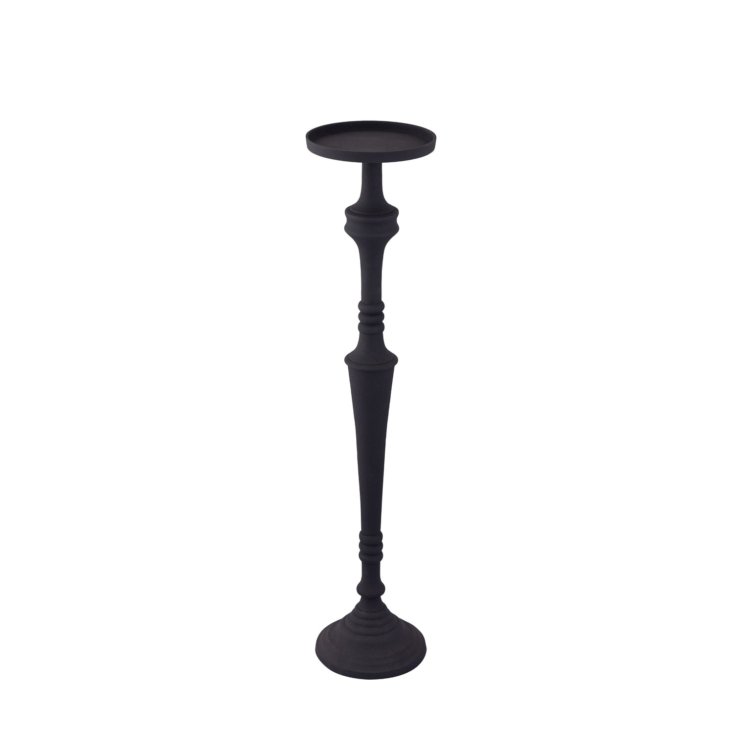 Helen Black Alu Candle Holder Powder Coated L