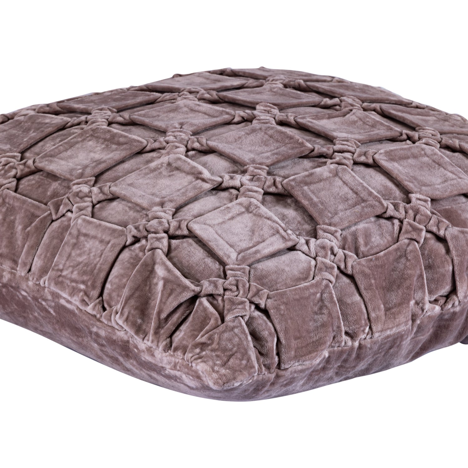 Nasim Pink Cotton Cusion Pattern Square L