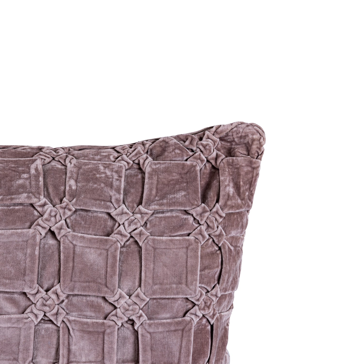 Nasim Pink Cotton Cusion Pattern Square L