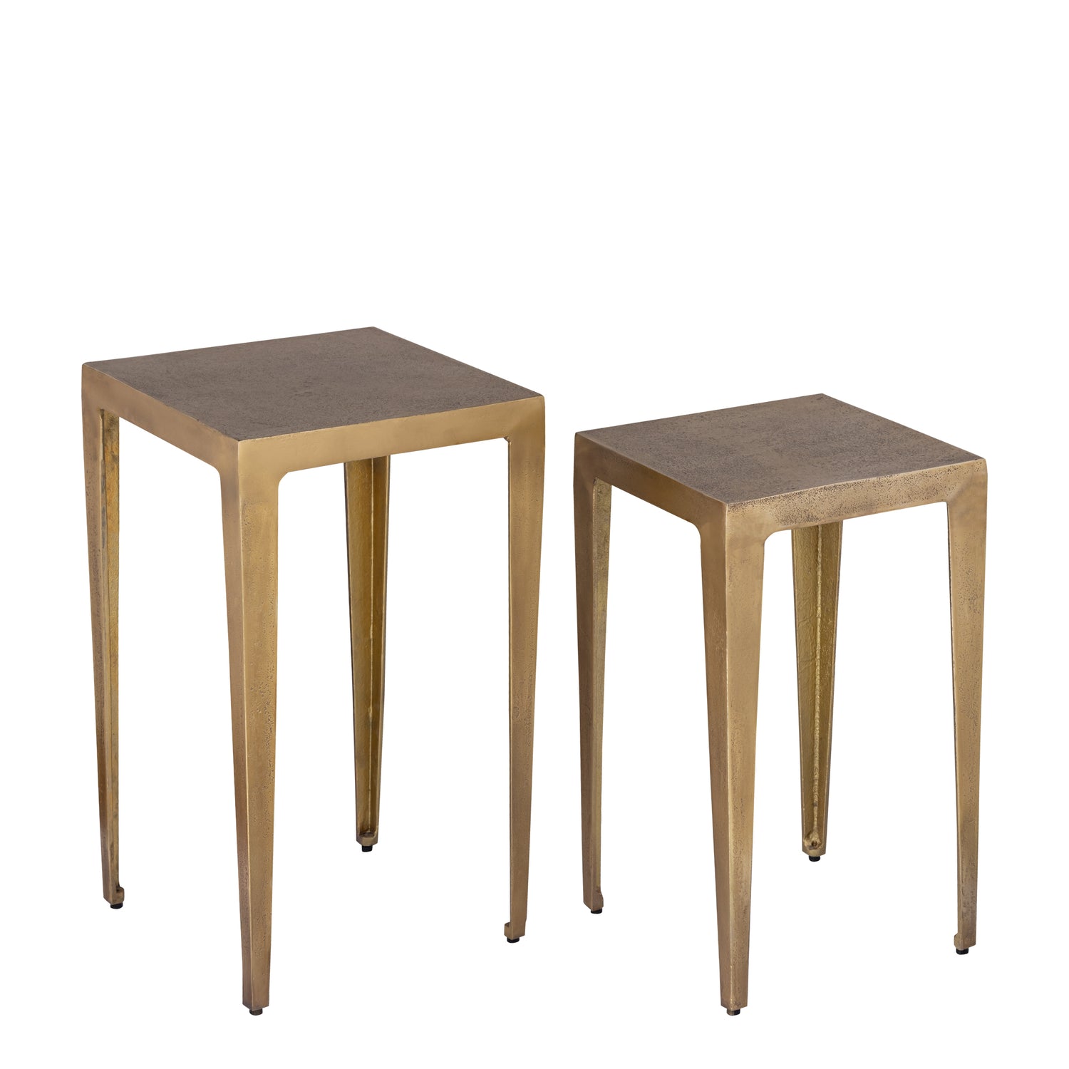 Rivva Brass Casted Alu Square Side Table Sv2 Low