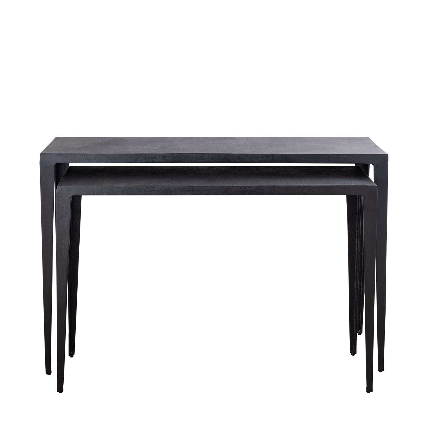 Rivva Black Casted Alu Rectangle Side Table Sv2