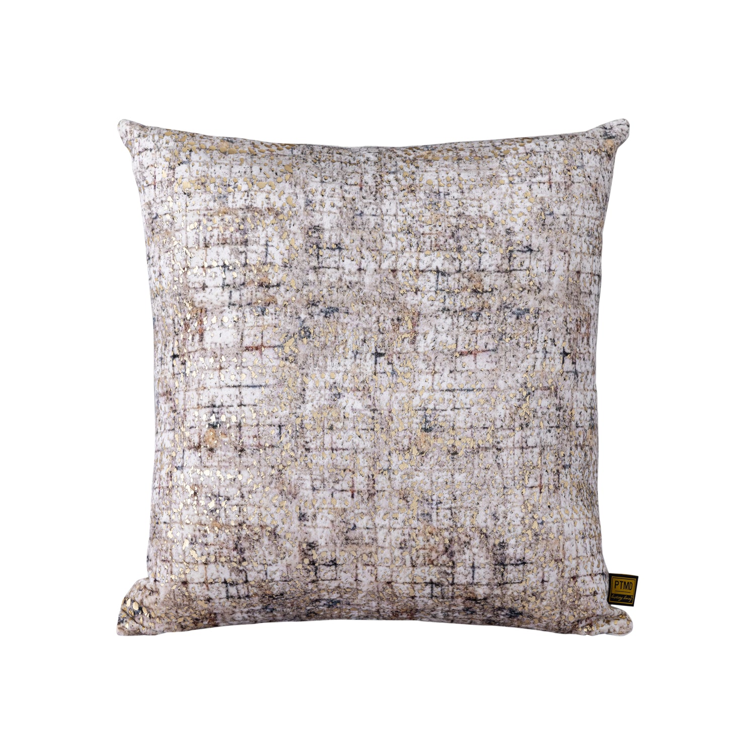 Curt Cream Velvet Square Cushion Square Print