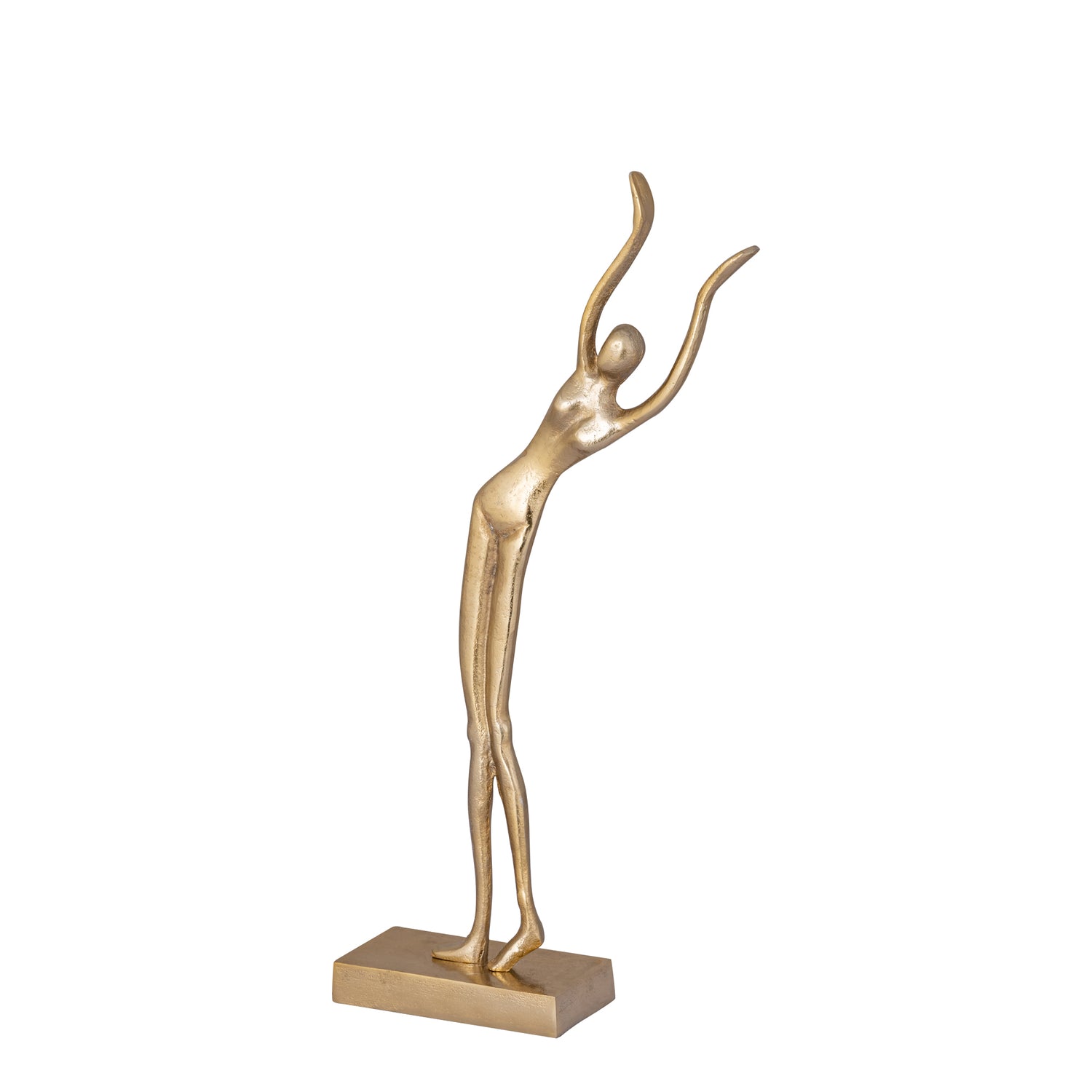 Saaqi Gold Casted Alu Statue Dancing Lady B