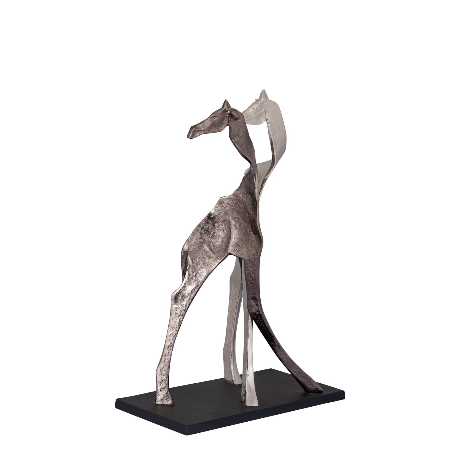 Skye Black Alu Statue Giraffe Shaped Small