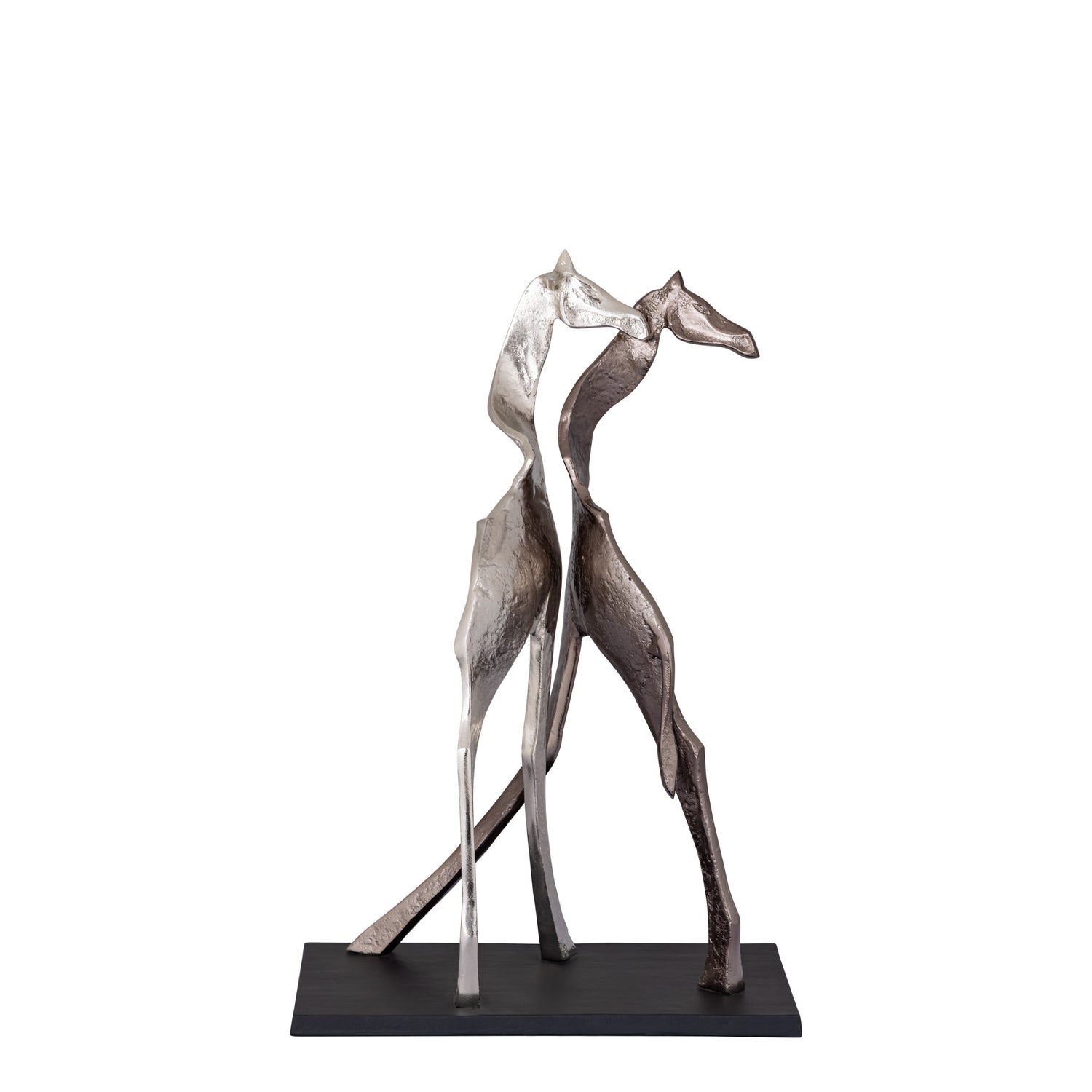 Skye Black Alu Statue Giraffe Shaped Small