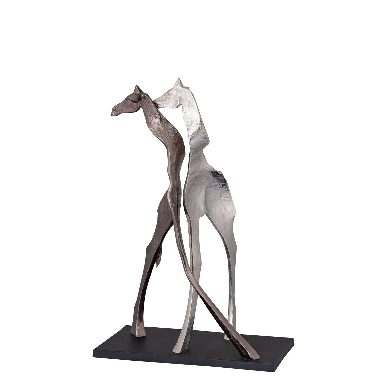 Skye Black Alu Statue Giraffe Shaped Small