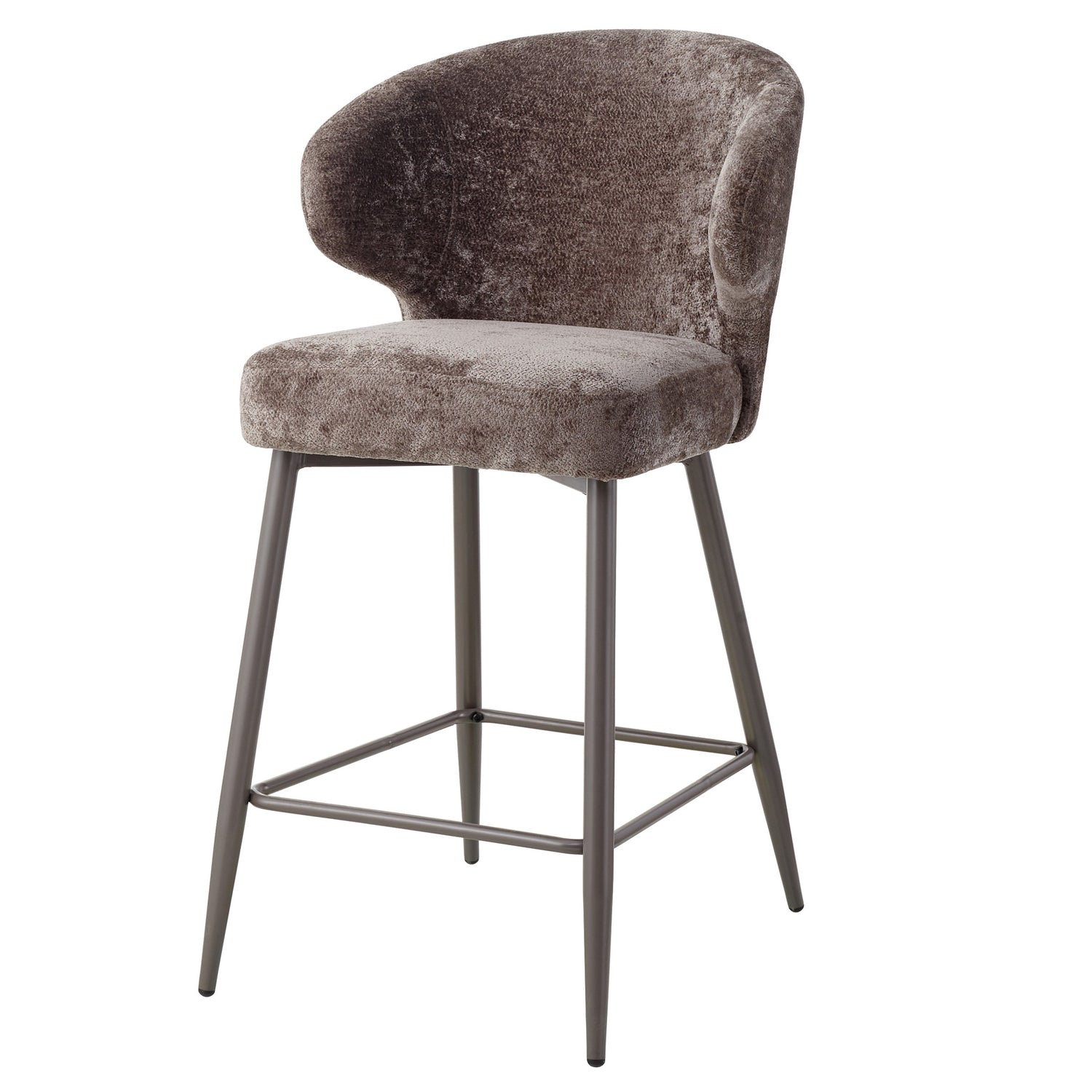 Ares Mocca Bar Chair Aphrodite 7 Clay Leg (set of 2)
