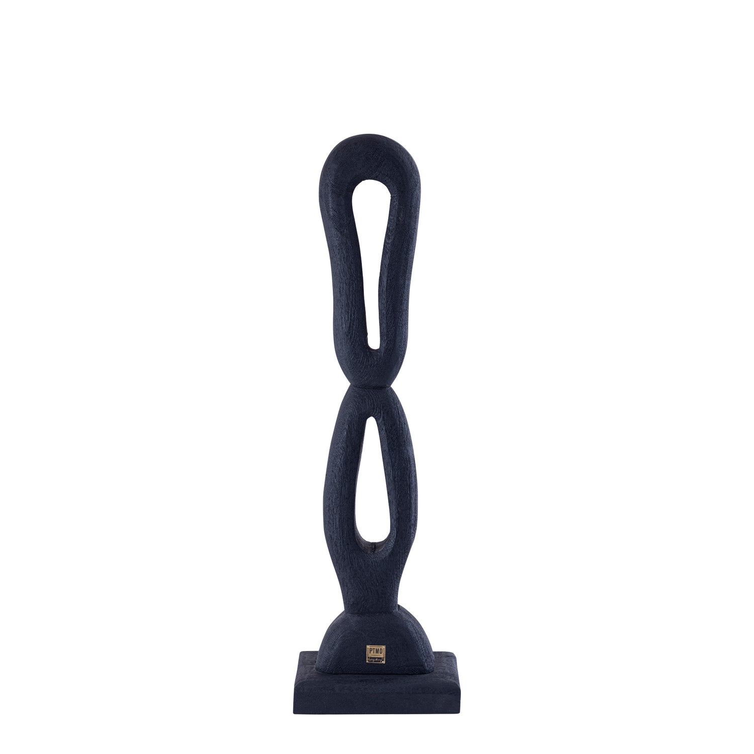 Rhyce Black Mango Wood Statue Open Figure S