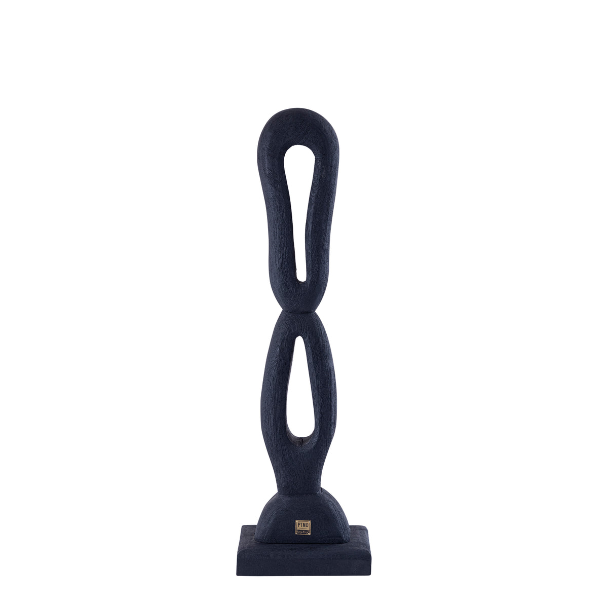 Rhyce Black Mango Wood Statue Open Figure S