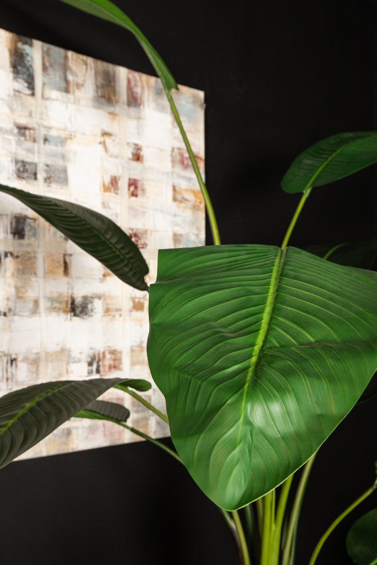 Leaves Plant Green PE Real Touch Strelitzia L