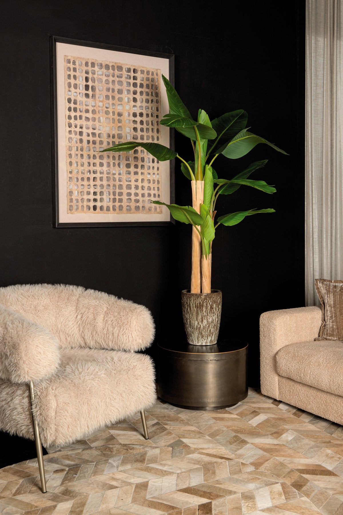 Tree Green PE Real Touch Banana Tree S