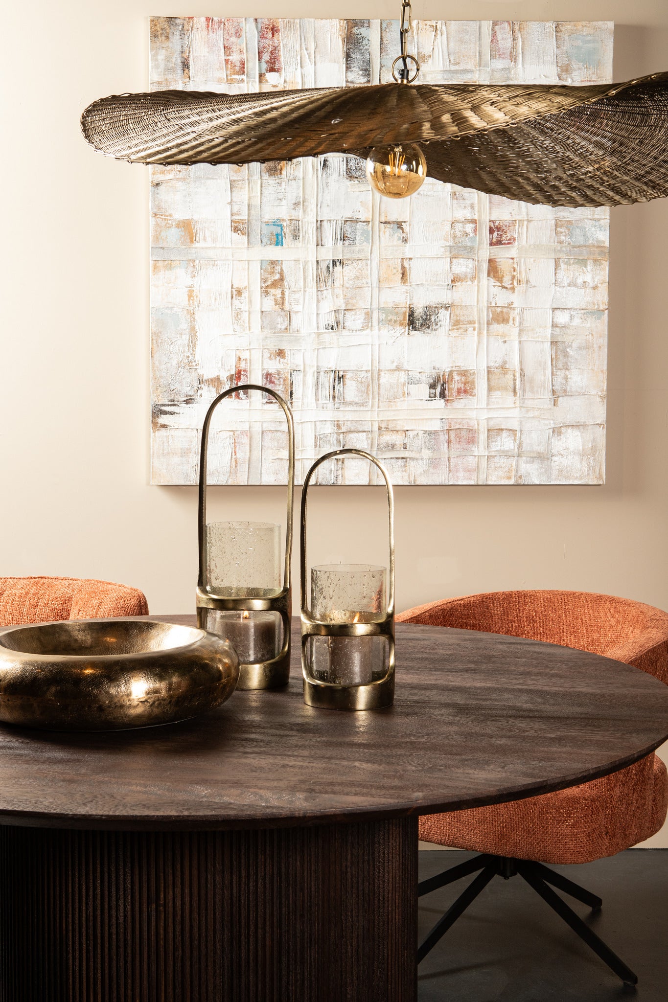 Rahana Gold Casted Alu Lantern High L