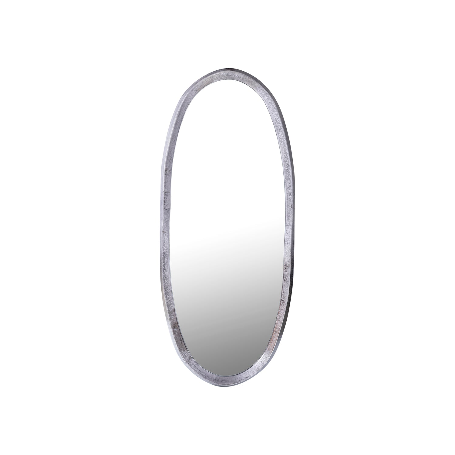 Limera Nickel Alu Oval Mirror Irregular Border S