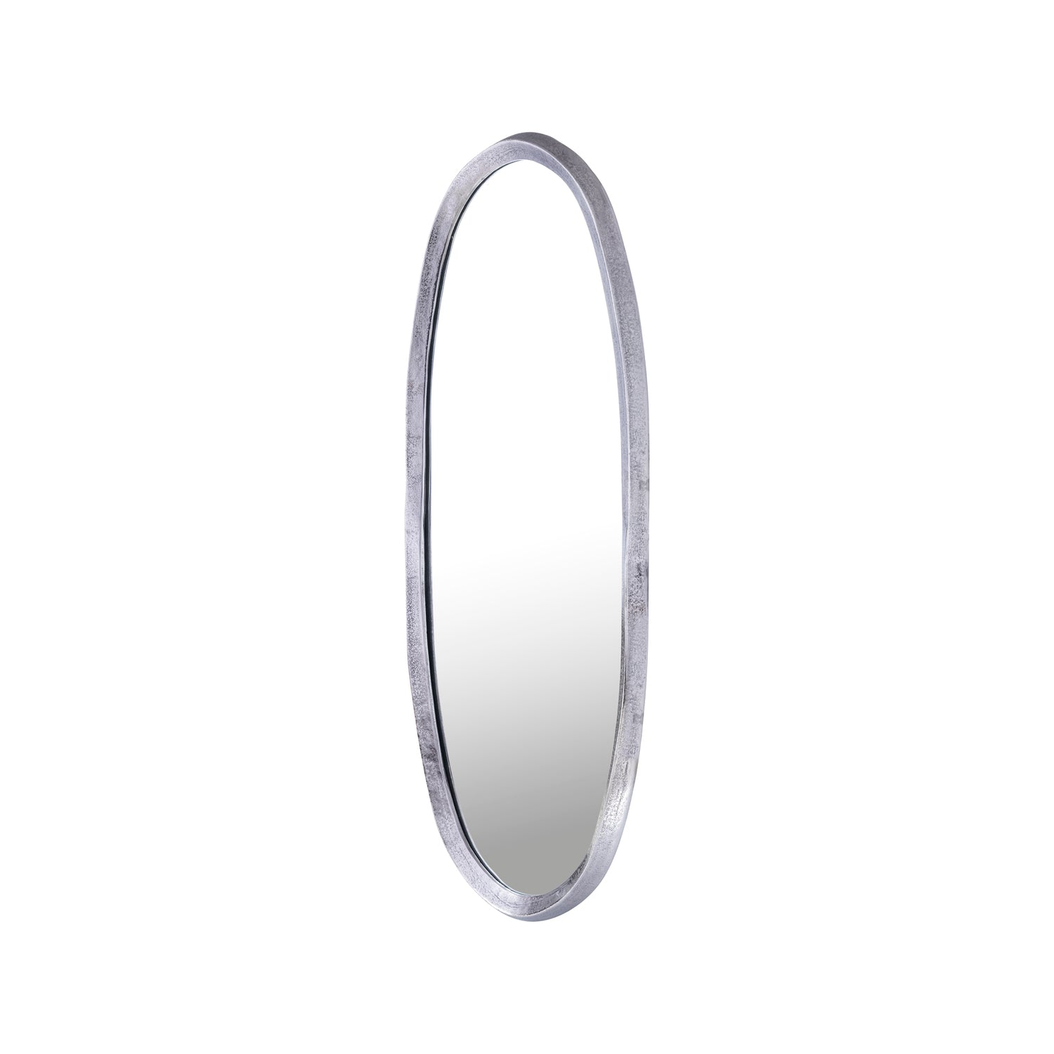 Limera Nickel Alu Oval Mirror Irregular Border S