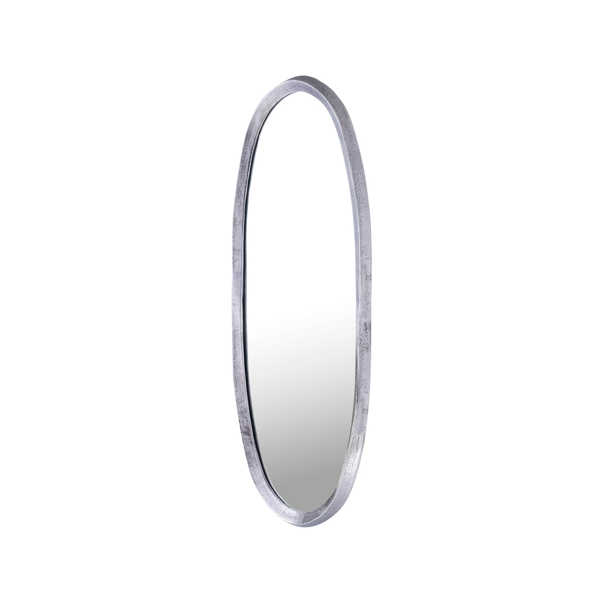 Limera Nickel Alu Oval Mirror Irregular Border S