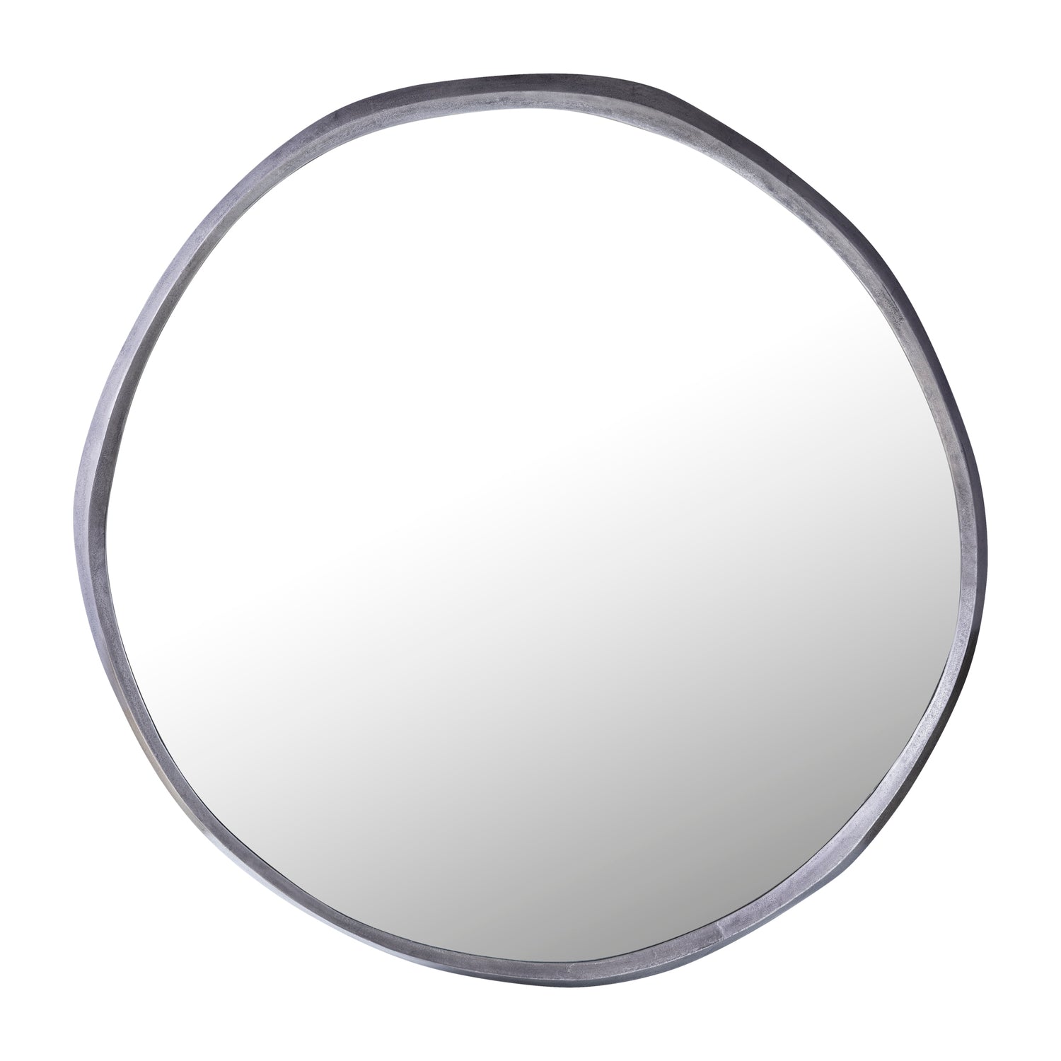 Limera Nickel Alu Round Mirror Irregular Border L