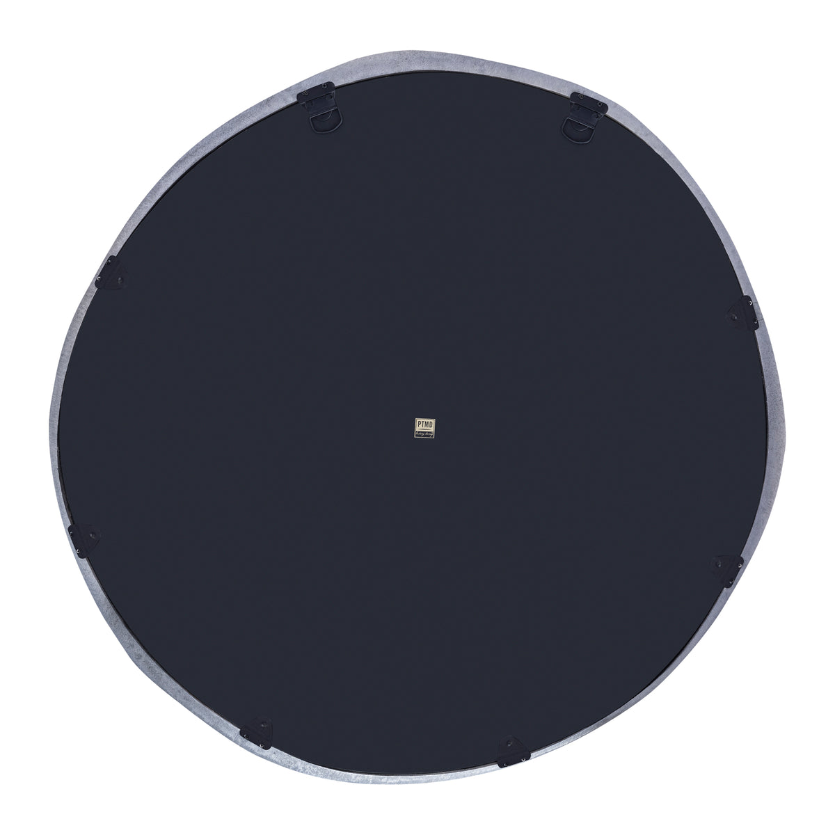 Limera Nickel Alu Round Mirror Irregular Border L