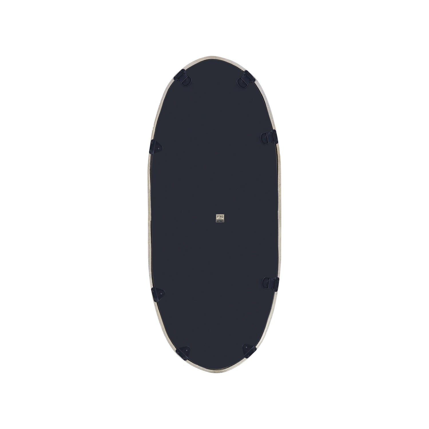 Limera Brass Alu Oval Mirror Irregular Border S