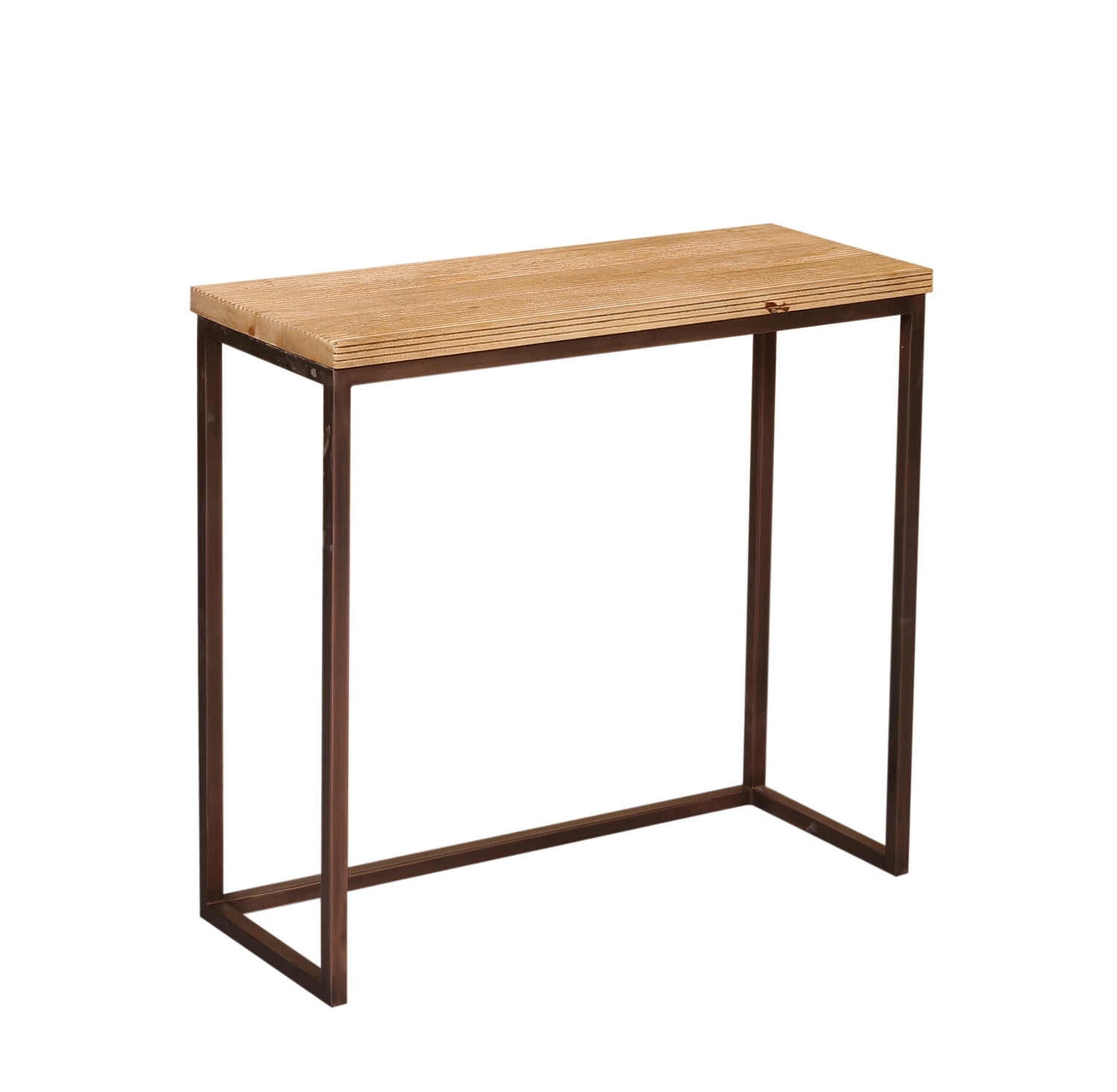 Zoah Copper Mango Wood Rectangle Sidetable Set van 3