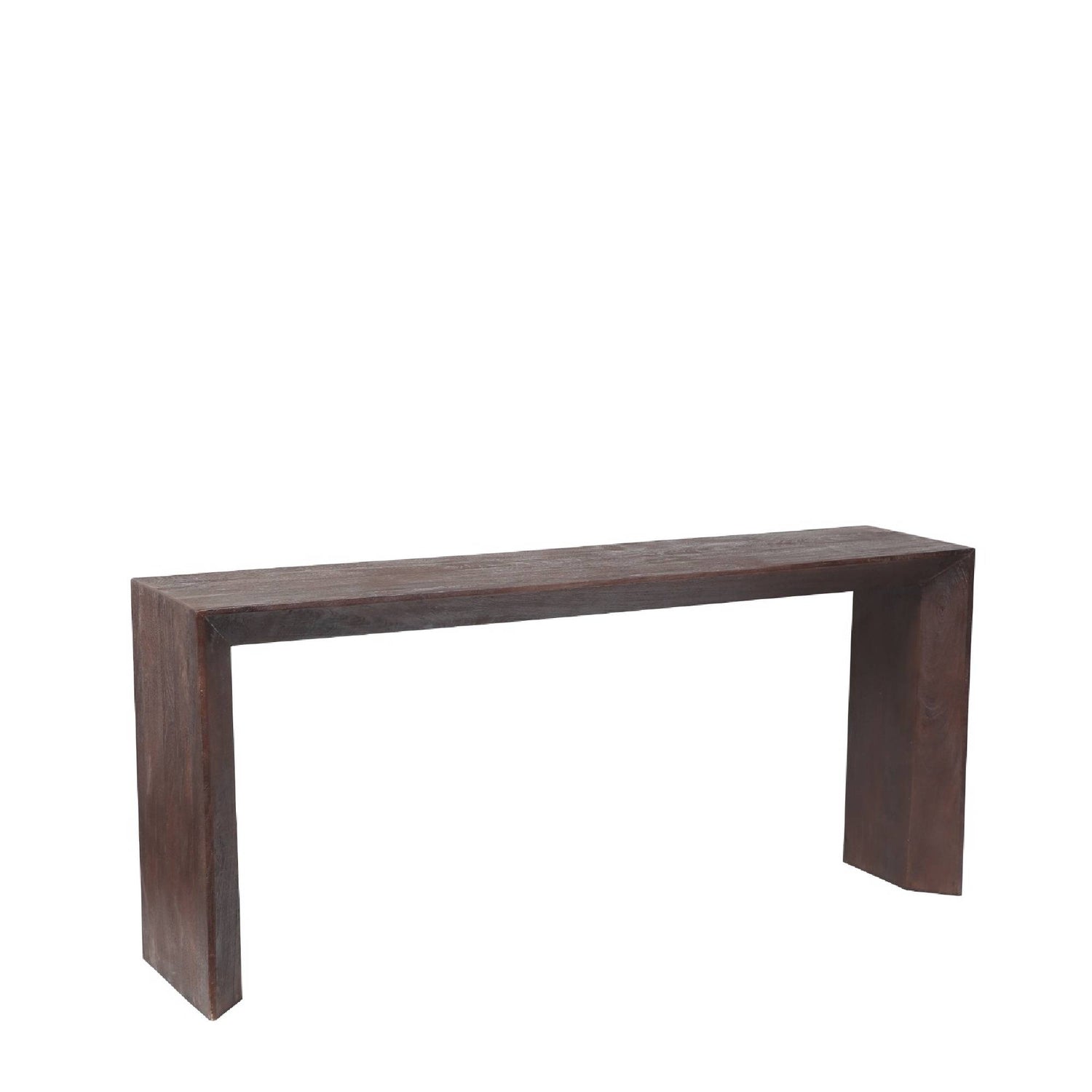 Kyro Brown Mango Wood Rectangle Sidetable