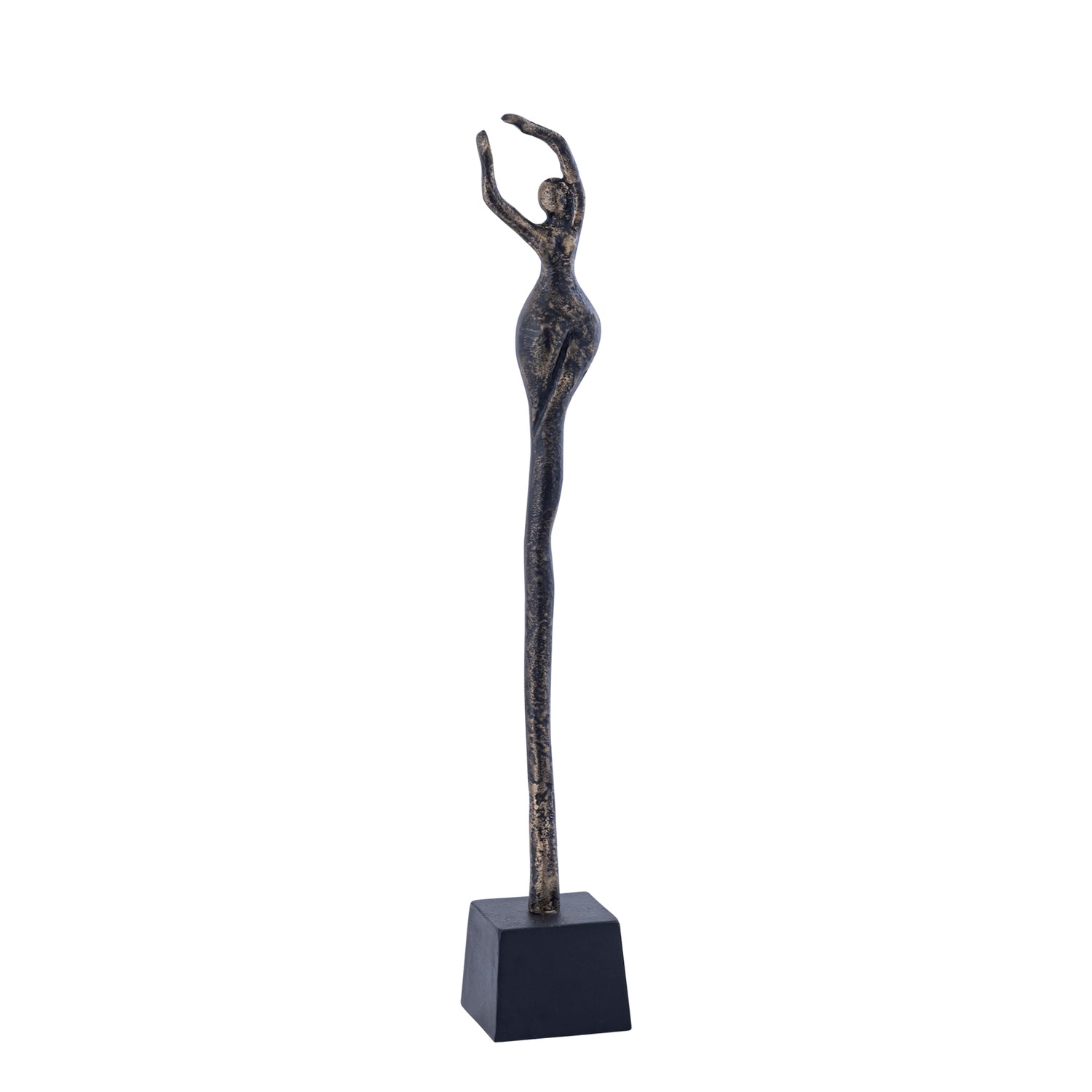 Ciwan Antique Brass Alu Casted Women Statue A