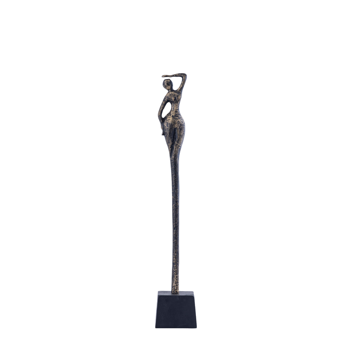 Ciwan Antique Brass Alu Casted Women Statue B