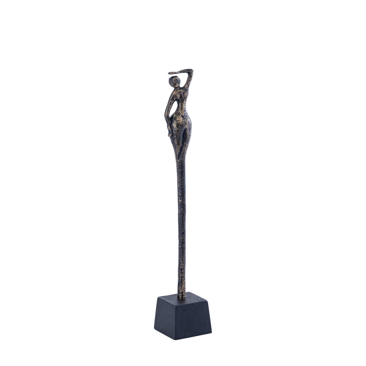 Ciwan Antique Brass Alu Casted Women Statue B