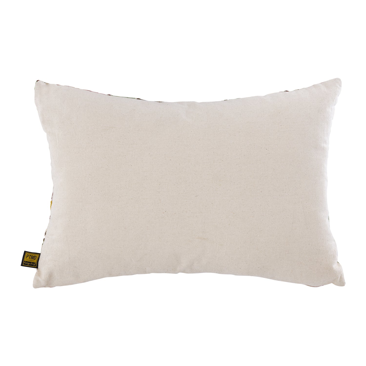 Ayumi Pink Rectangle Cotton Cushion Abstract