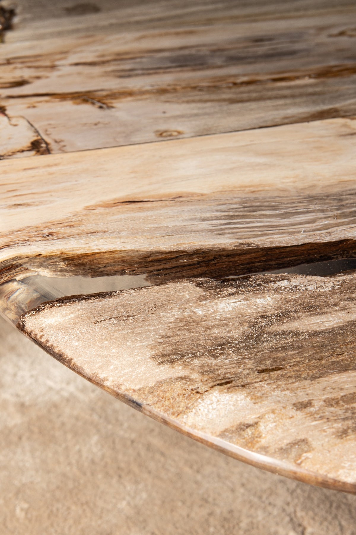 Deeba Coffeetable Petrified Wood 130