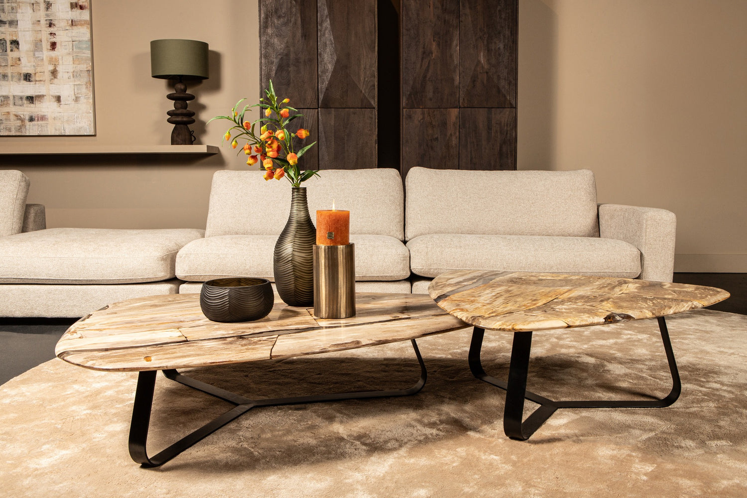 Deeba Coffeetable Petrified Wood 95