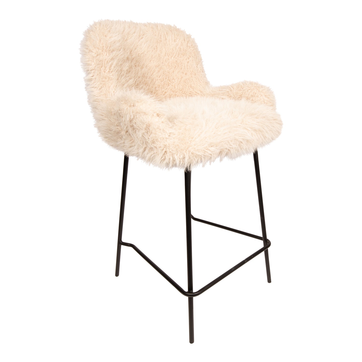 Leander Bar Chair Hair Beige (set of 2)