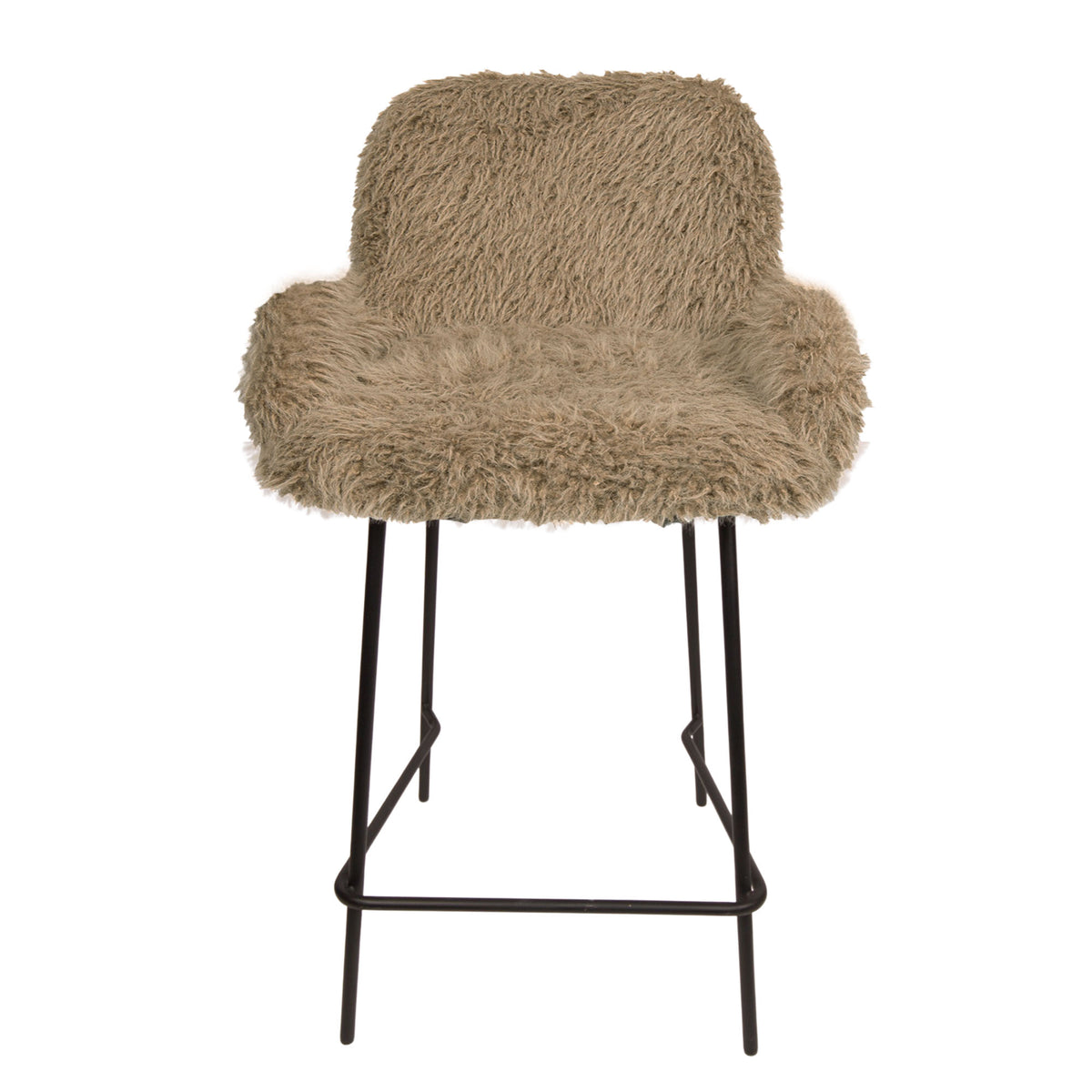 Leander Bar Chair Hair Brown
