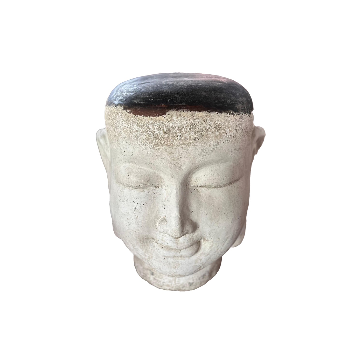 Makayla White Buddha Shaped GRC Statue