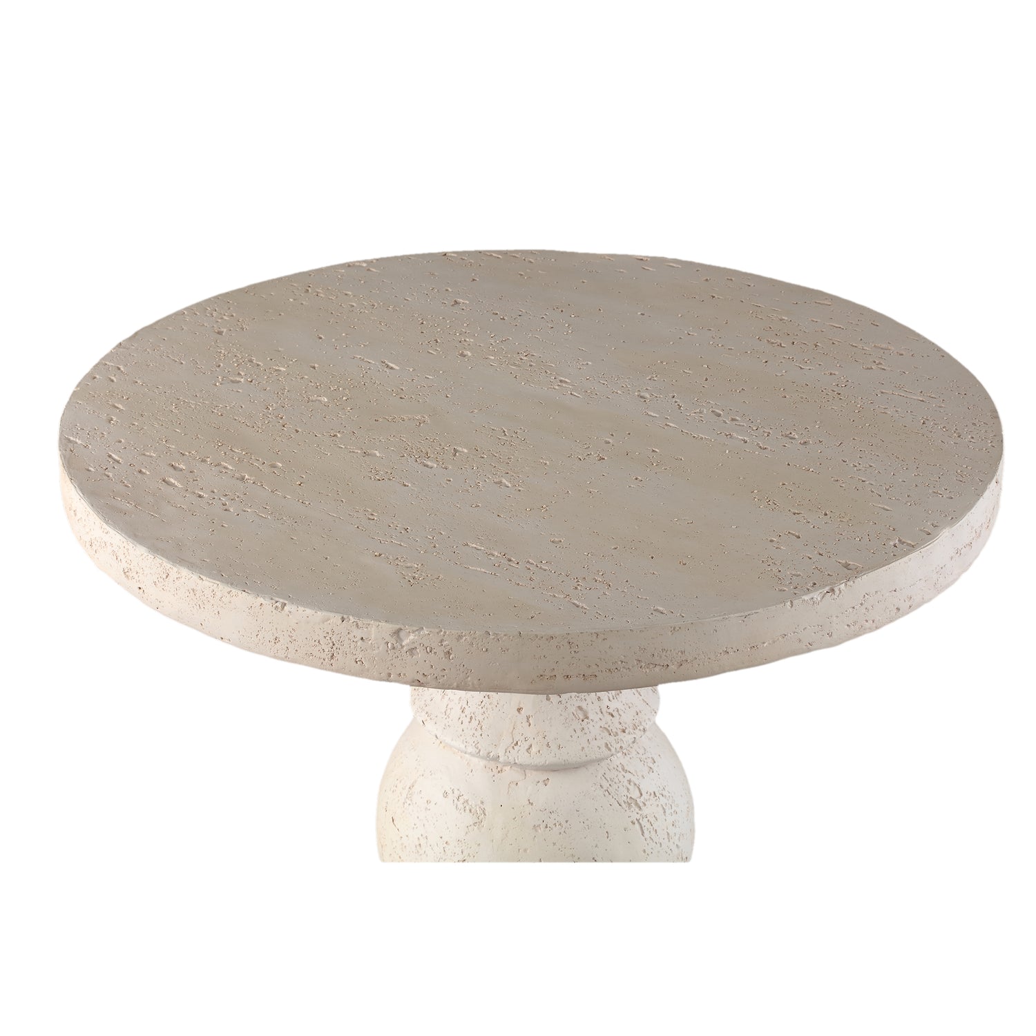 Muza Cream MgO Round Classic Sidetable