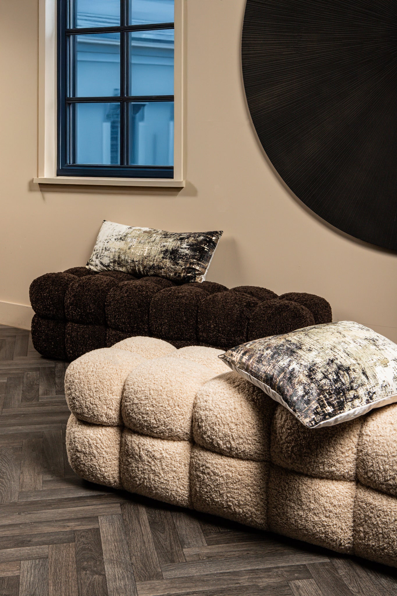 Teddy Bench Beige