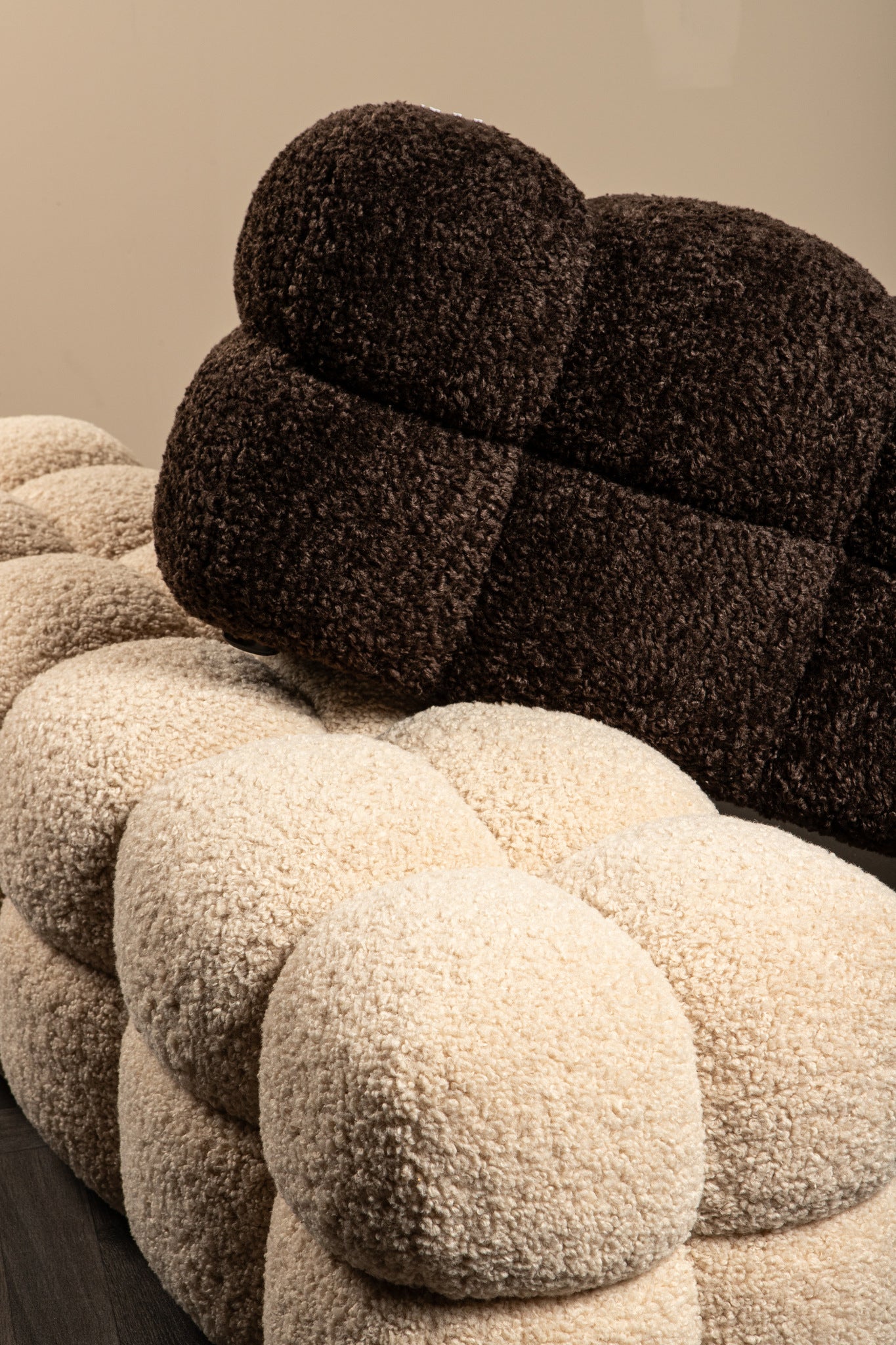 Teddy Bench Beige
