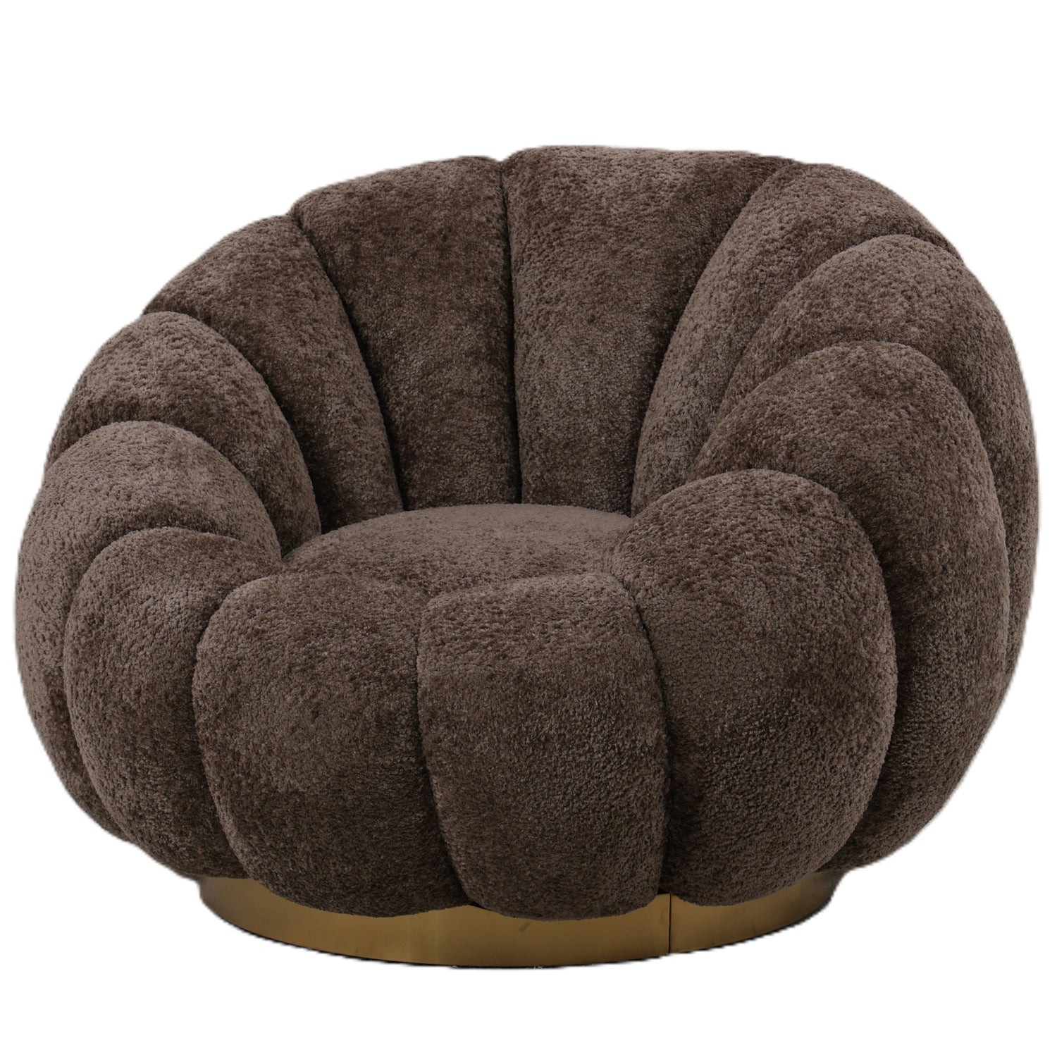 Daisy Fauteuil Antelope Euphoria 6 Gold Base