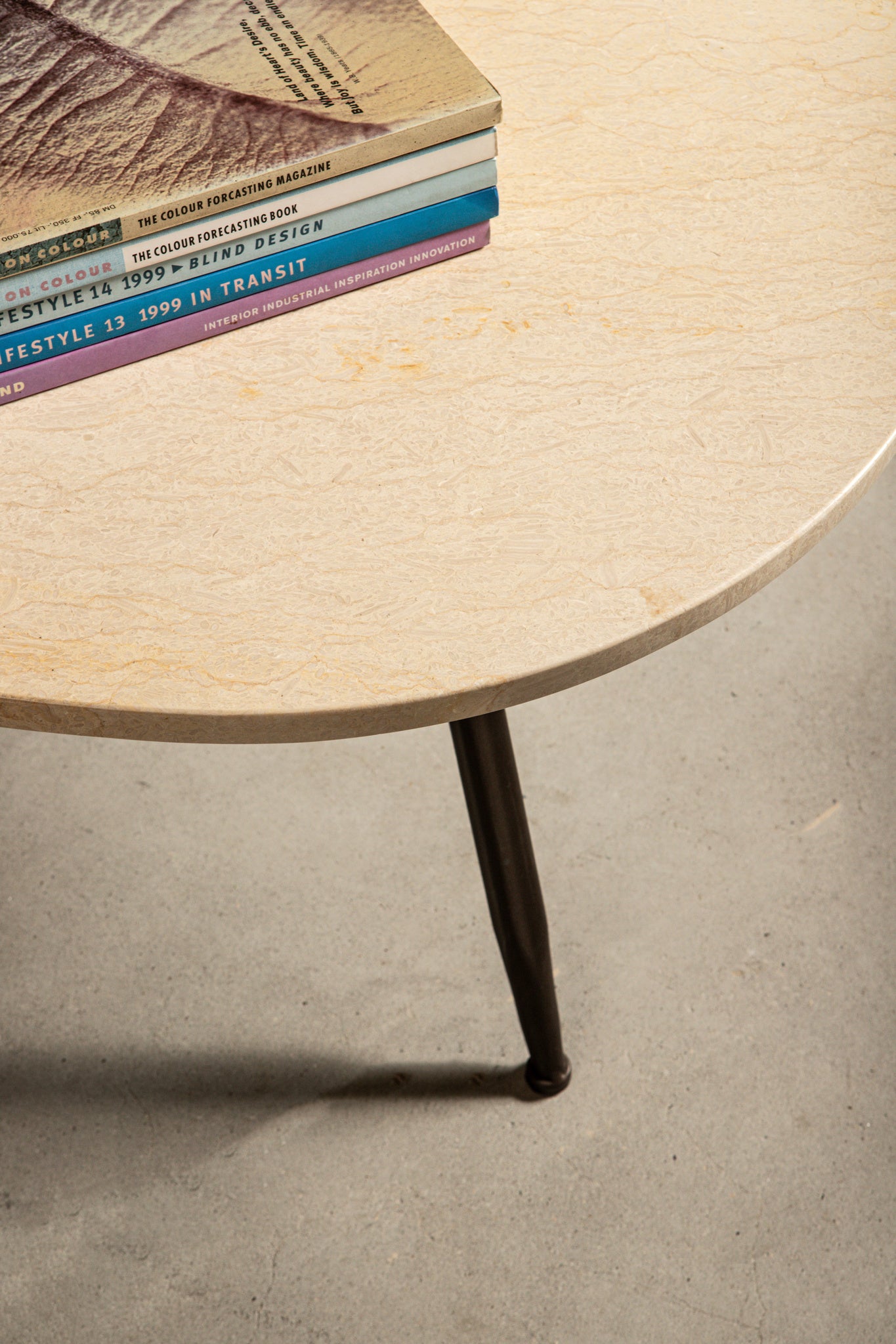 Veria Set Of 2 Coffeetables Beige Marble